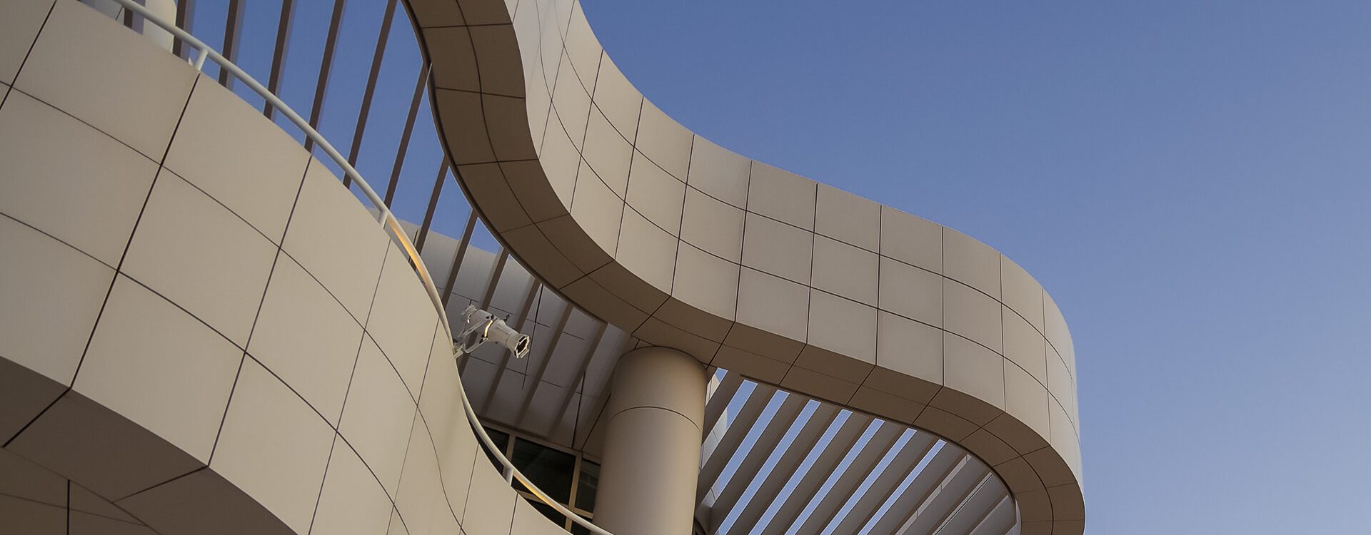 futuristic building