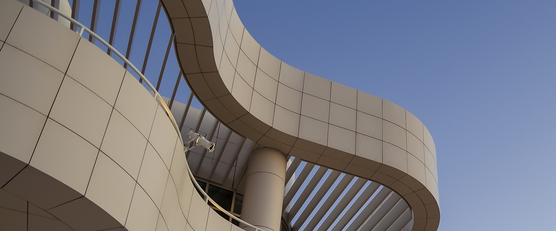 futuristic building