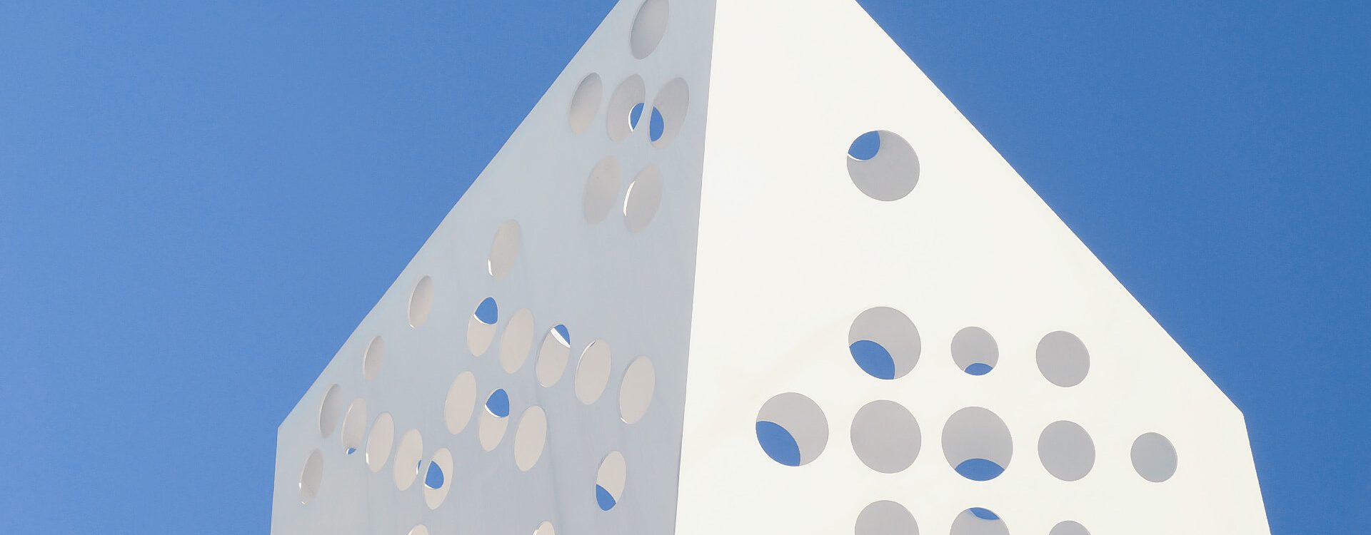 futuristic building