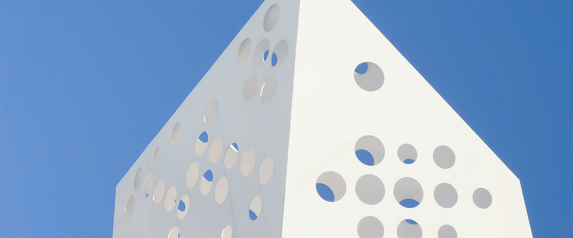 futuristic building